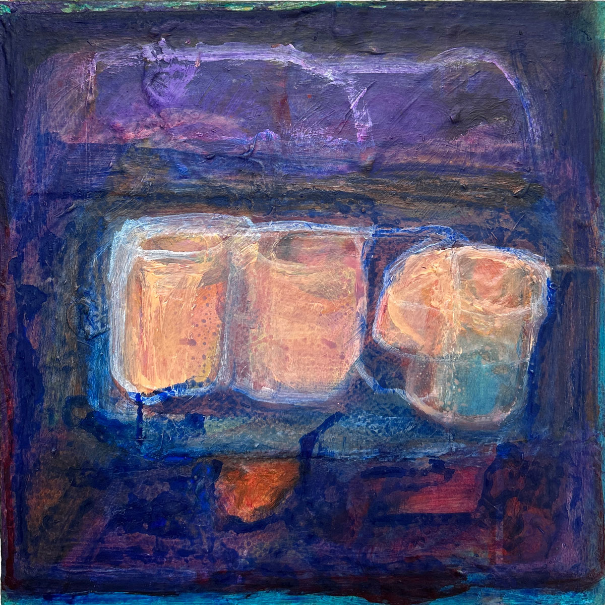 Still (acrylic with mixed media on canvas 30x30cm) Still (acrylic with mixed media on canvas 30x30cm)